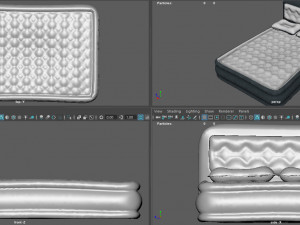 inflatable mattress 3D मॉडल