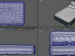 inflatable mattress 3D मॉडल