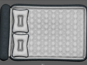 inflatable mattress 3D मॉडल