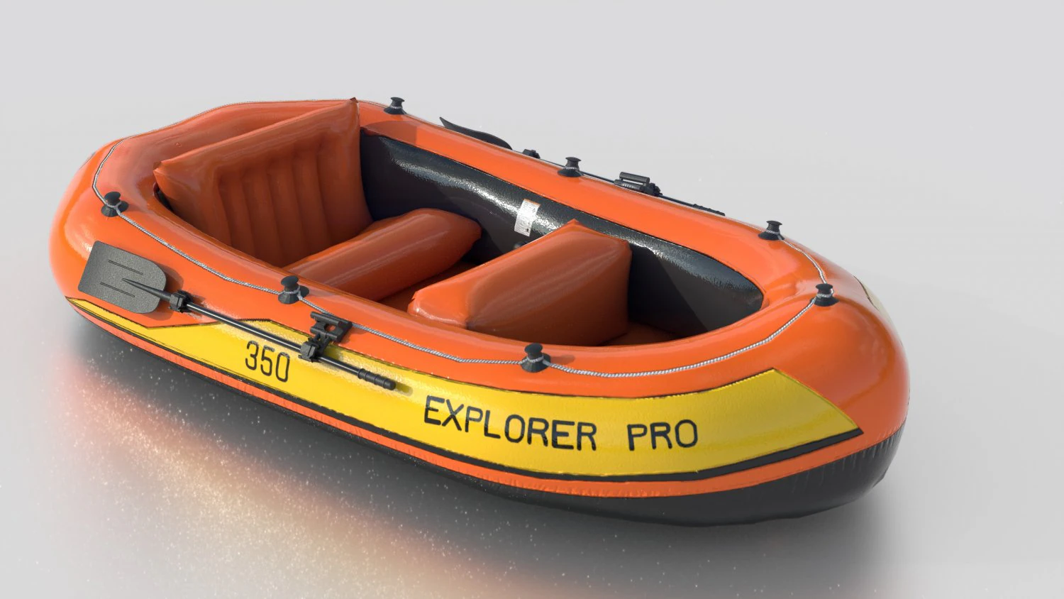 inflatable boat 3 3D Model .c4d .max .obj .3ds .fbx .stl .blend 