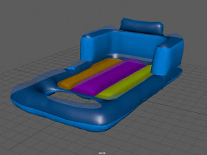swimming mattress 3D Model