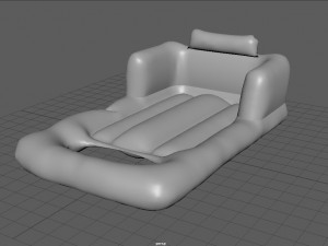 swimming mattress 3D Модель