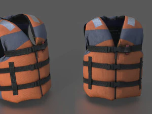 chaleco salvavidas Modelo 3D