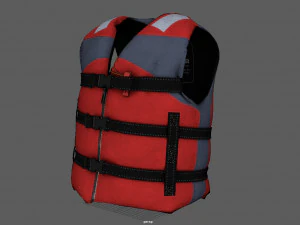 chaleco salvavidas Modelo 3D
