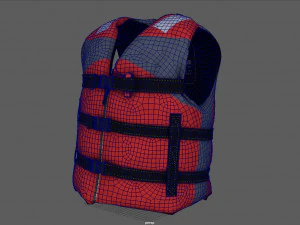 chaleco salvavidas Modelo 3D