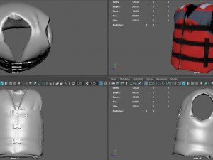 chaleco salvavidas Modelo 3D