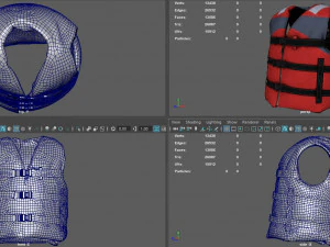 chaleco salvavidas Modelo 3D