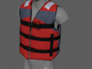chaleco salvavidas Modelo 3D