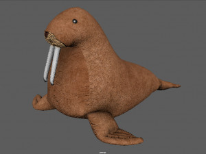 walrus teddy 3D Model