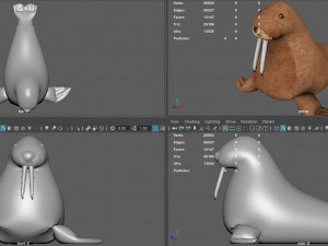 walrus teddy 3D Model