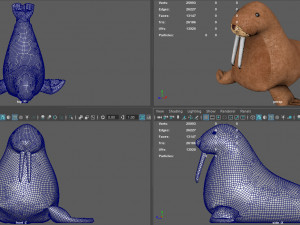 walrus teddy 3D Model