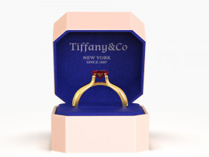 engagement ring Modelo 3D