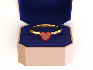 engagement ring 3D Model