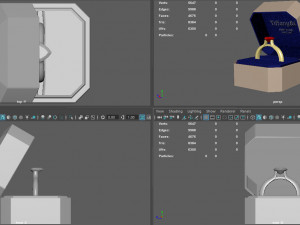 engagement ring 3D Model