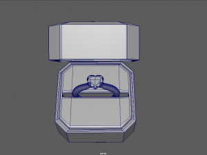 engagement ring 3D Model