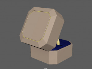 engagement ring 3D Model