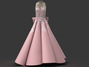 prom dress 2 3D Model