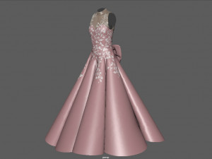 prom dress 2 Modèle 3D