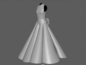 prom dress 2 3D Model