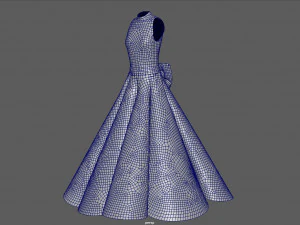 prom dress 2 3D Model