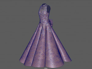 prom dress 2 3D Model