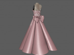 prom dress 2 Modèle 3D