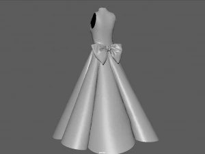prom dress 2 3D Model