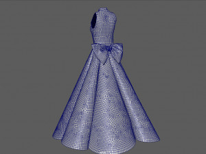 prom dress 2 Modèle 3D