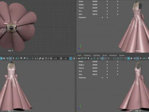 prom dress 2 3D Model