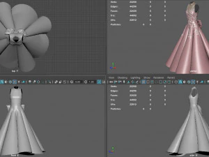 prom dress 2 3D Model