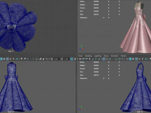 prom dress 2 3D Model