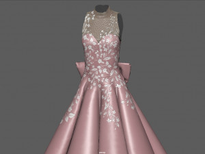 prom dress 2 Modèle 3D
