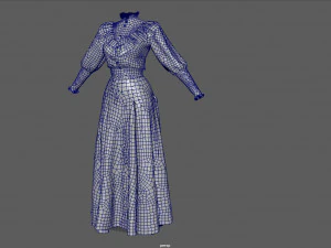 tea dress 3D Model