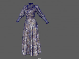 tea dress 3D Model