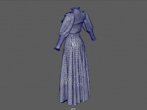 tea dress Modèle 3D
