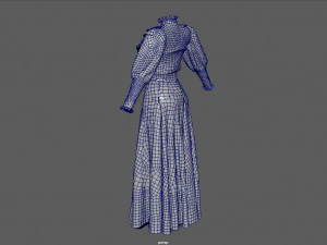 tea dress 3D Model