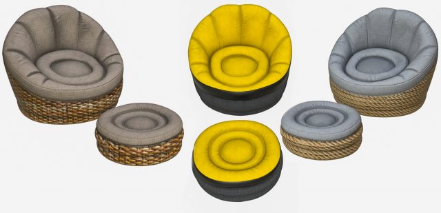 relax armchair Modelo 3D .c4d .max .obj .3ds .fbx .stl .blend 