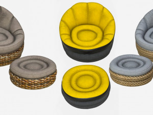 relax armchair 3D Model