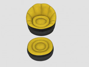 poltrona relax Modello 3D