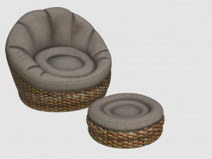 poltrona relax Modello 3D