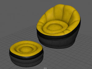 poltrona relax Modello 3D