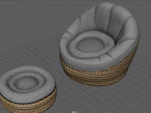 poltrona relax Modello 3D