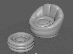 poltrona relax Modello 3D