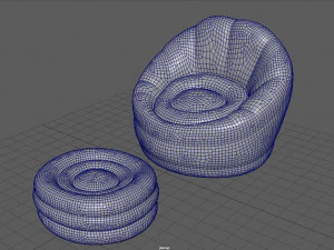 poltrona relax Modello 3D