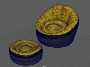 poltrona relax Modello 3D