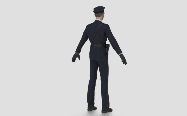 1930s Police Officer 3D Модель In Мужчина 3DExport