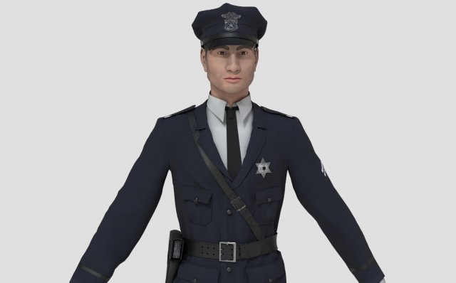 1930s Police Officer 3D Модель In Мужчина 3DExport