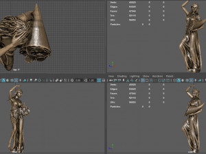 goddess of fortune 3D Модель