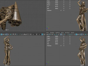 goddess of fortune 3D Model