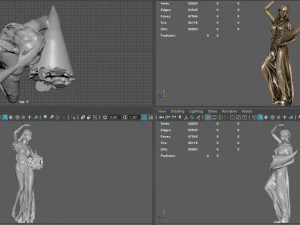 goddess of fortune 3D Model